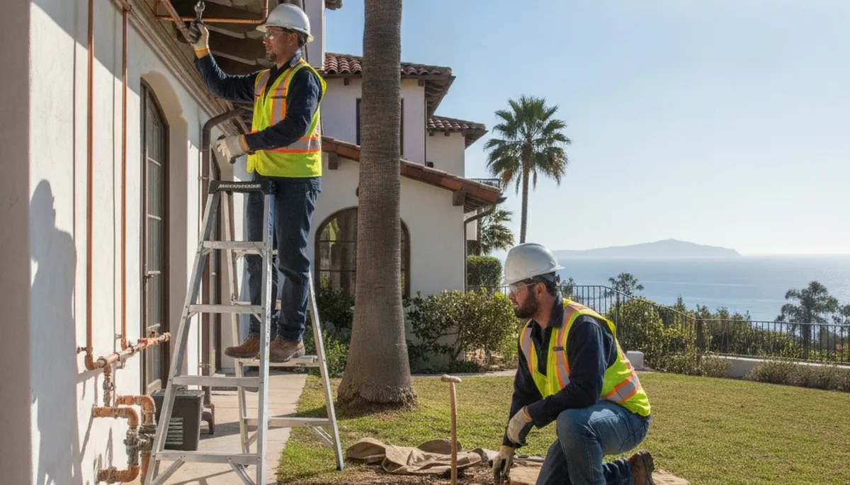 Plumbing repair service in Long Beach, CA for residential and commercial plumbing issues