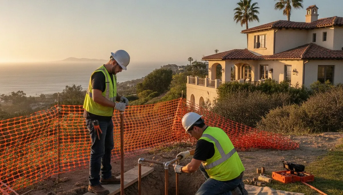 Plumbing repair technician serving Long Beach, CA for residential and commercial pipe and leak repairs