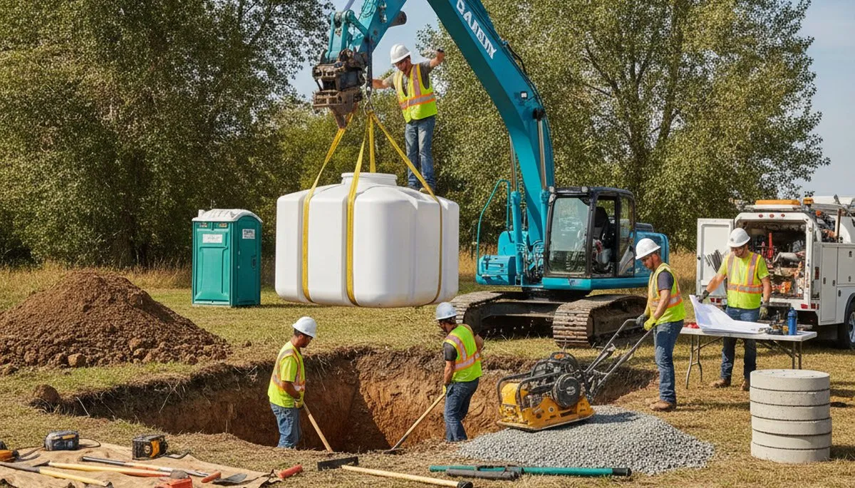 Septic tank installation for homes in Long Beach, CA by On Call Plumbers