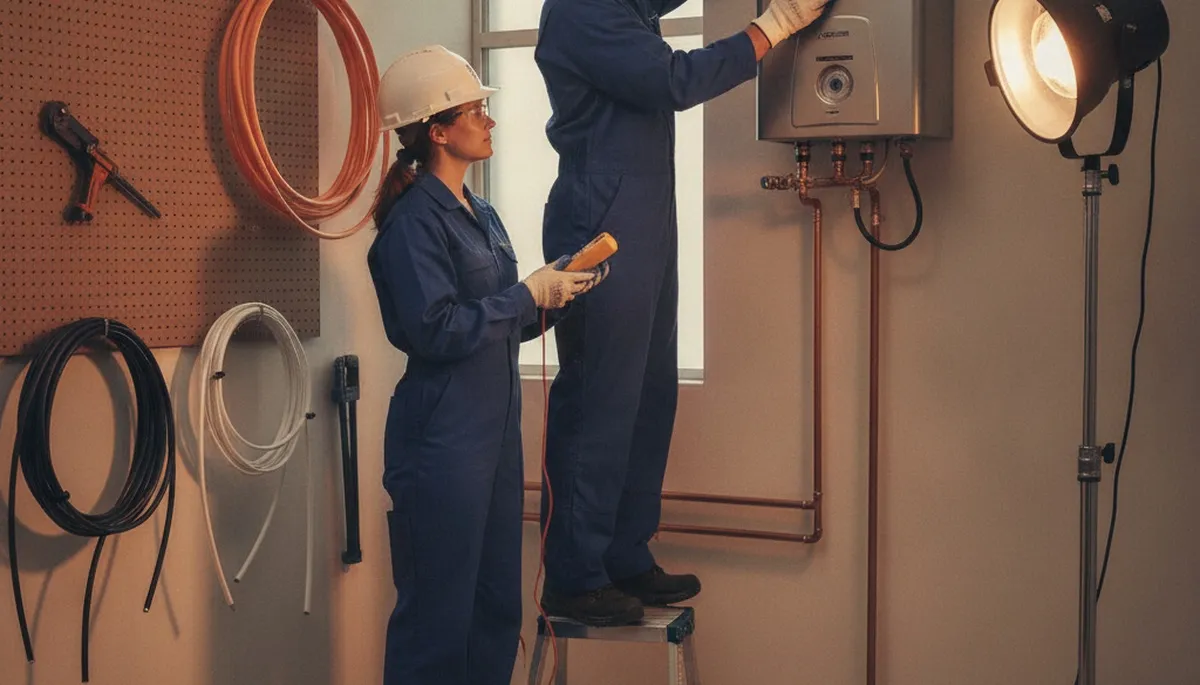 Tankless water heater installation in Long Beach, CA for efficient on-demand hot water systems