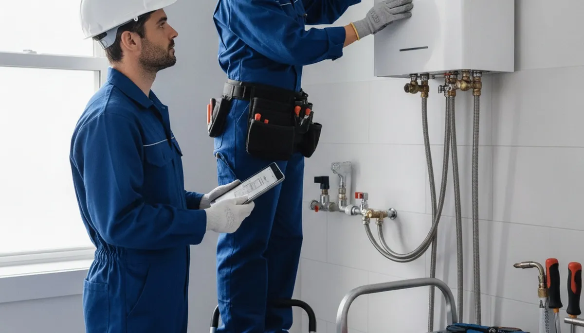 Tankless water heater service in Long Beach, CA by On Call Plumbers